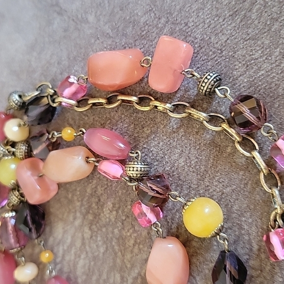 Premier DESIGNS Spring Fever Gemstone Beaded Long Necklace - Picture 6 of 9